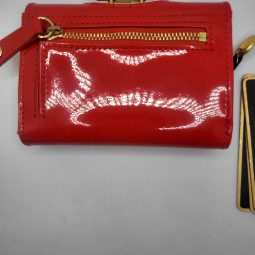 Ted Baker Elegant Red Bow Clutch Wallet Purse - Picture 4 of 12
